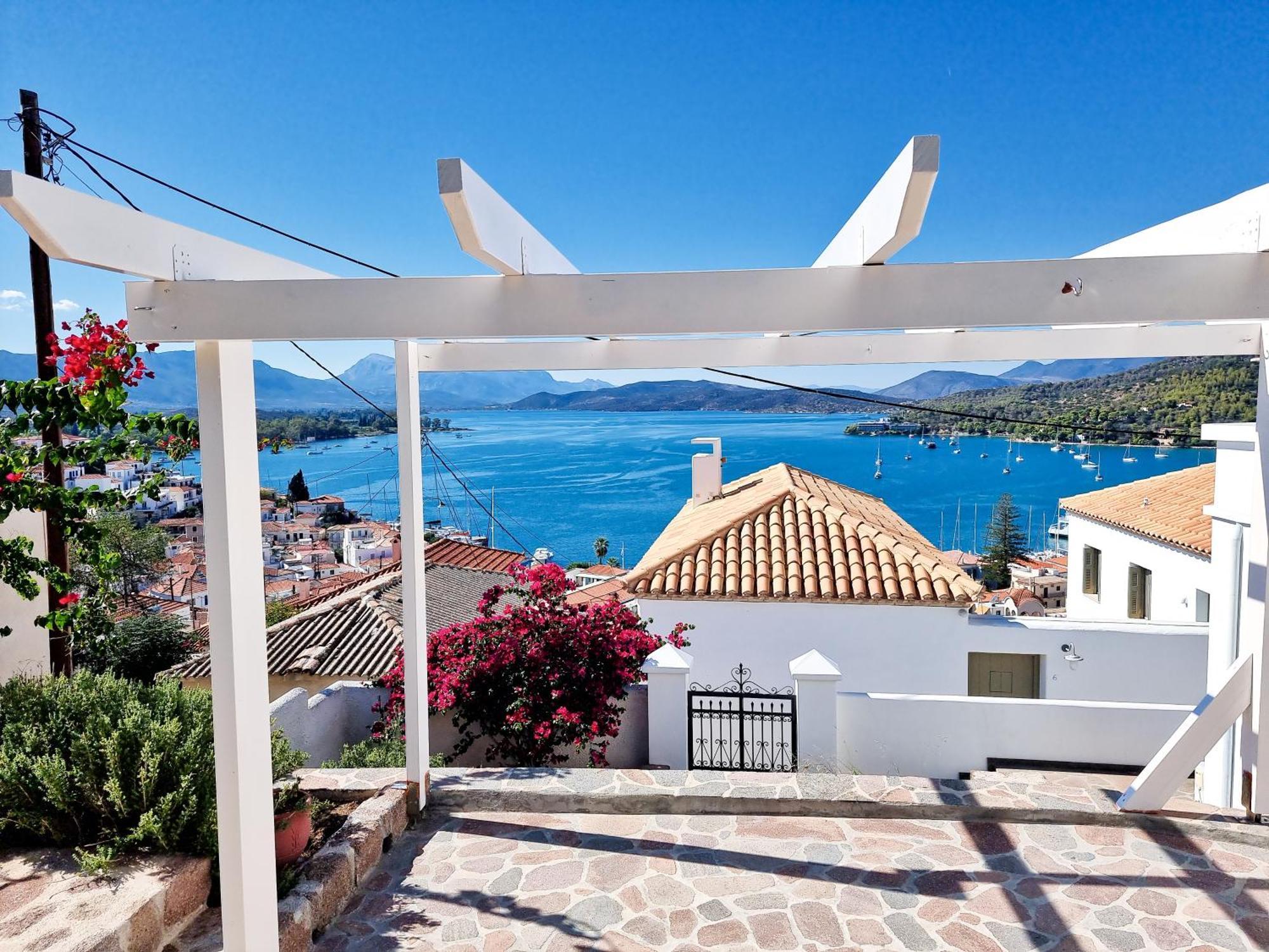 Panoramic View Apartment Poros Town 外观 照片